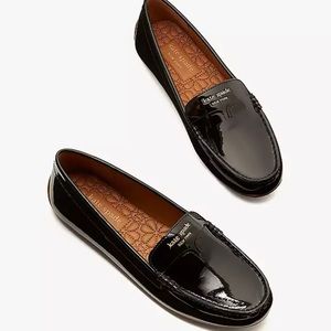 Kate Spade Deck Black Loafer 6.5 : Leather : Excellent Condition